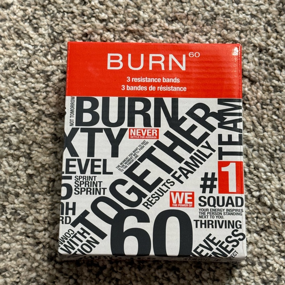 Burn 60 Resistance Bands-Set of 3